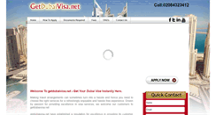 Desktop Screenshot of getdubaivisa.net